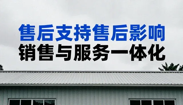 选型关注点：售后支持如何影响销售与服务一体化